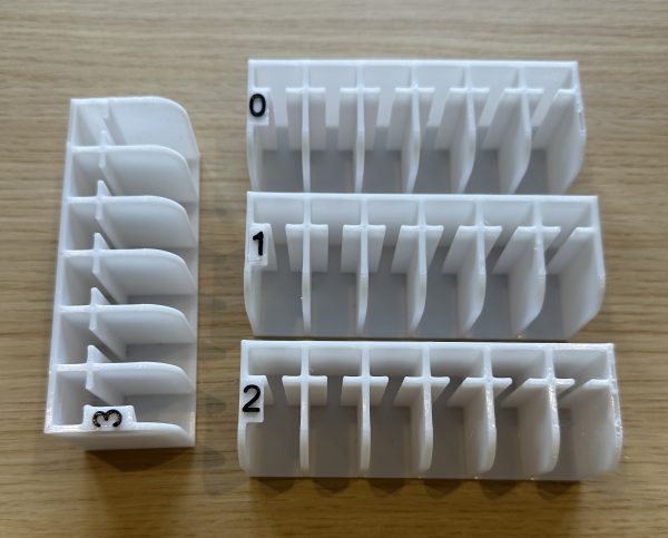 Rangement pour les tirettes (Lot de 4 - Vendus vides)