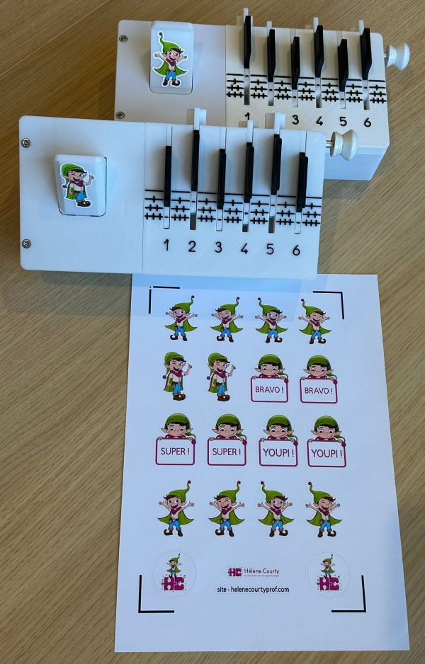 1 page d'autocollants pour varier la récompense visuelle (machine sans écran) – Image 2